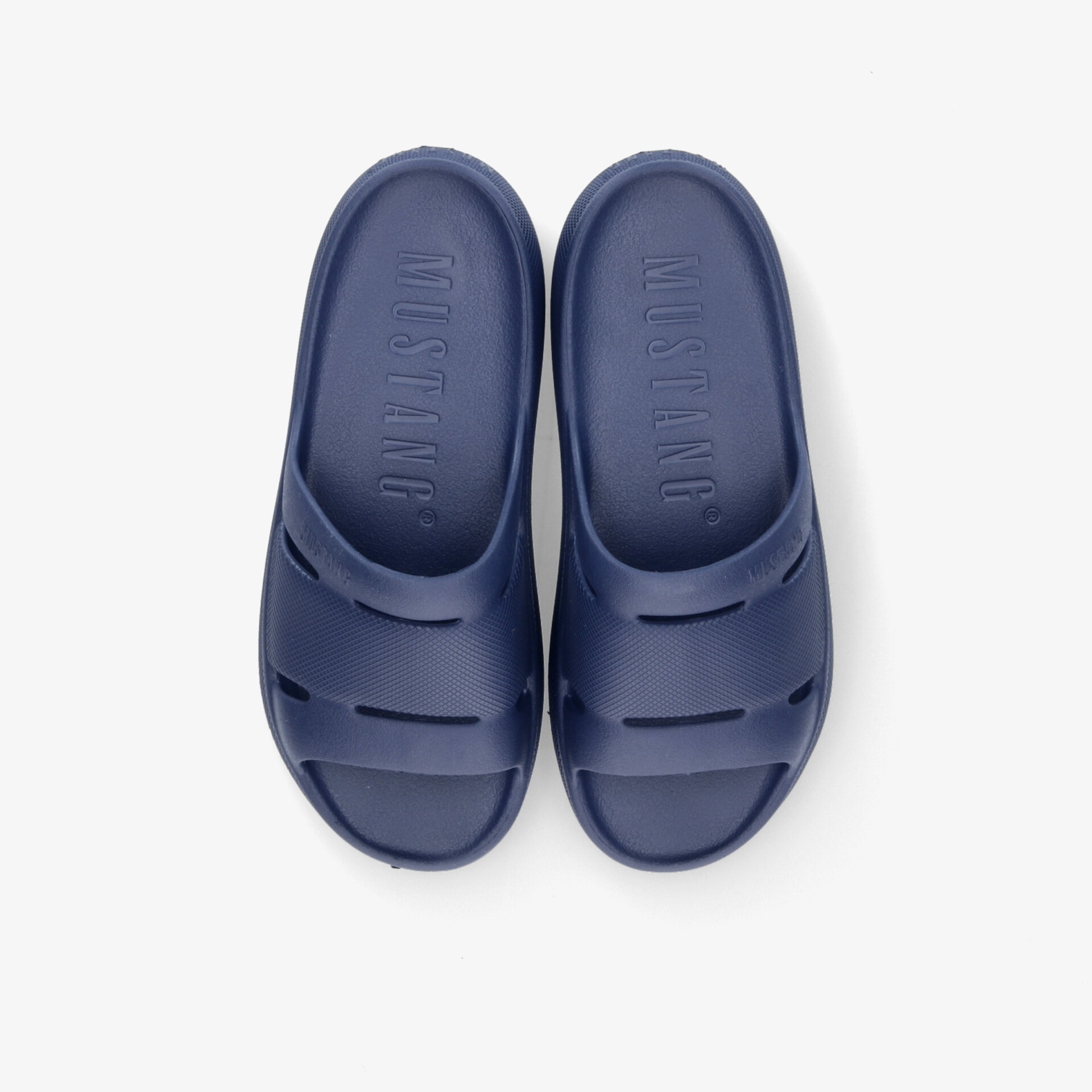 MUSTANG Herren Pantoletten blau