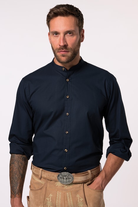 JP 1880 Trachtenhemd, Langarm, Stehkragen, Modern Fit, bis 8 XL