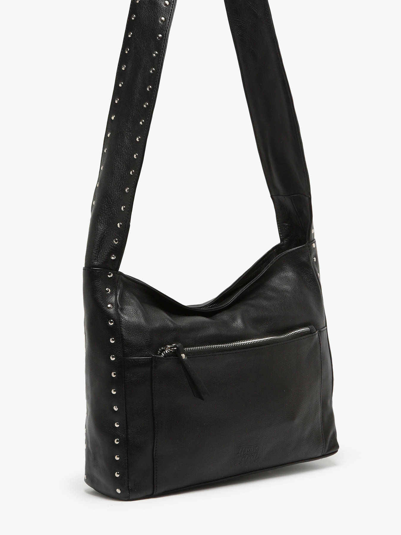 sac port paule Glam cuir BASILIC PEPPER