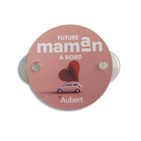 Bébé à bord / Future maman à bord réversible   de               Aubert concept
