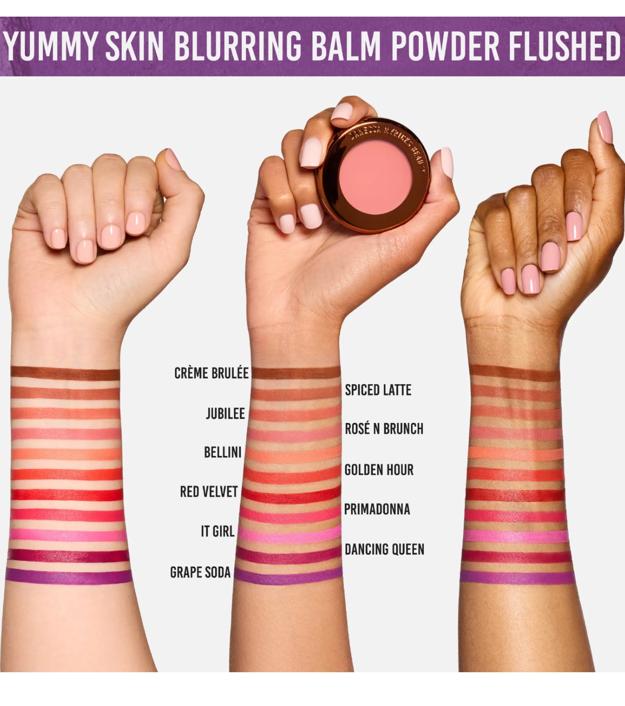 Danessa Myricks Beauty - Yummy Skin Blurring Balm Powder Flushed - Red Velvet