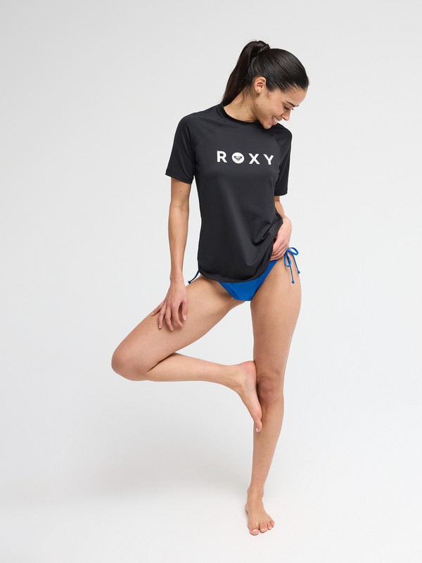 Essential Lycra manches courtes Noir Femme