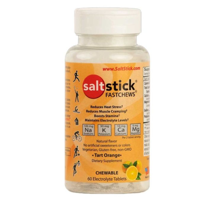 Saltstick Unisex Vitaminer og mineraler Fastchews 60ct Bottle Orange
