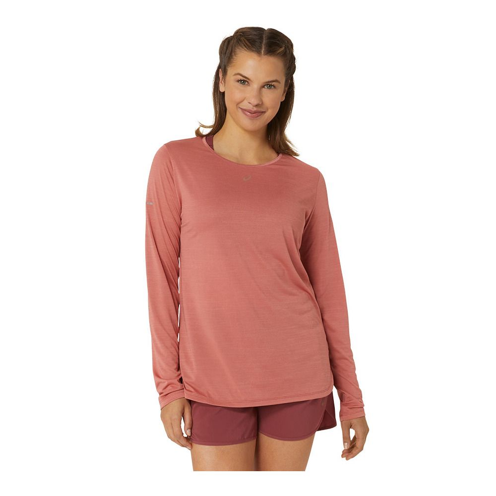 Asics NAGINO RUN - Tee-shirt Femme light garnet