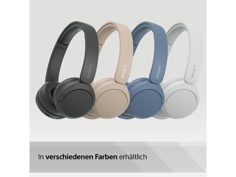 Sony Wireless Over-Ear-Kopfhörer WH-CH520 Schwarz Kabelloser Bluetooth-Kopfhörer mit 50 Stunden Akkulaufzeit