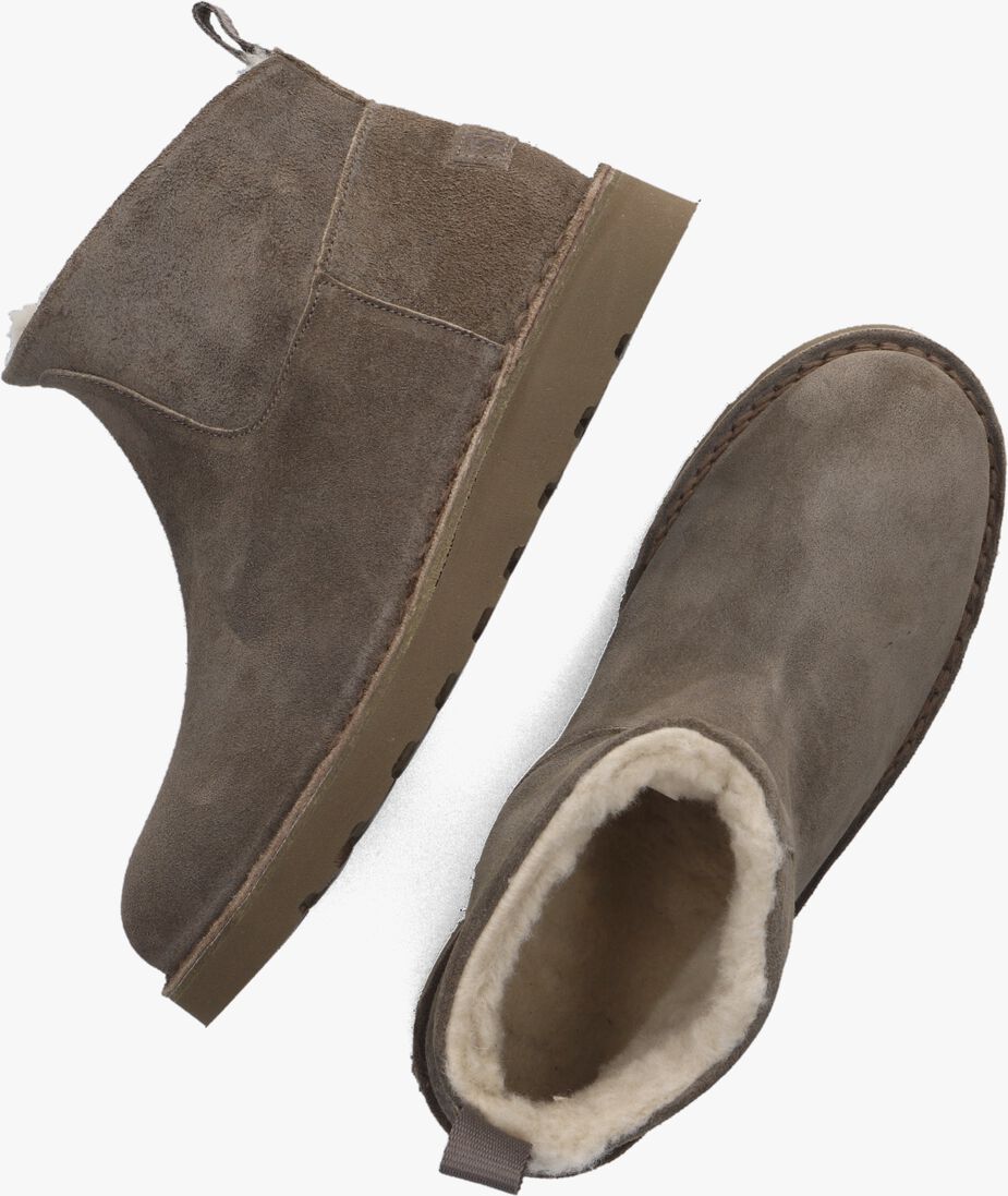 SHABBIES taupe shabbies enkelboots palissa ankle boot