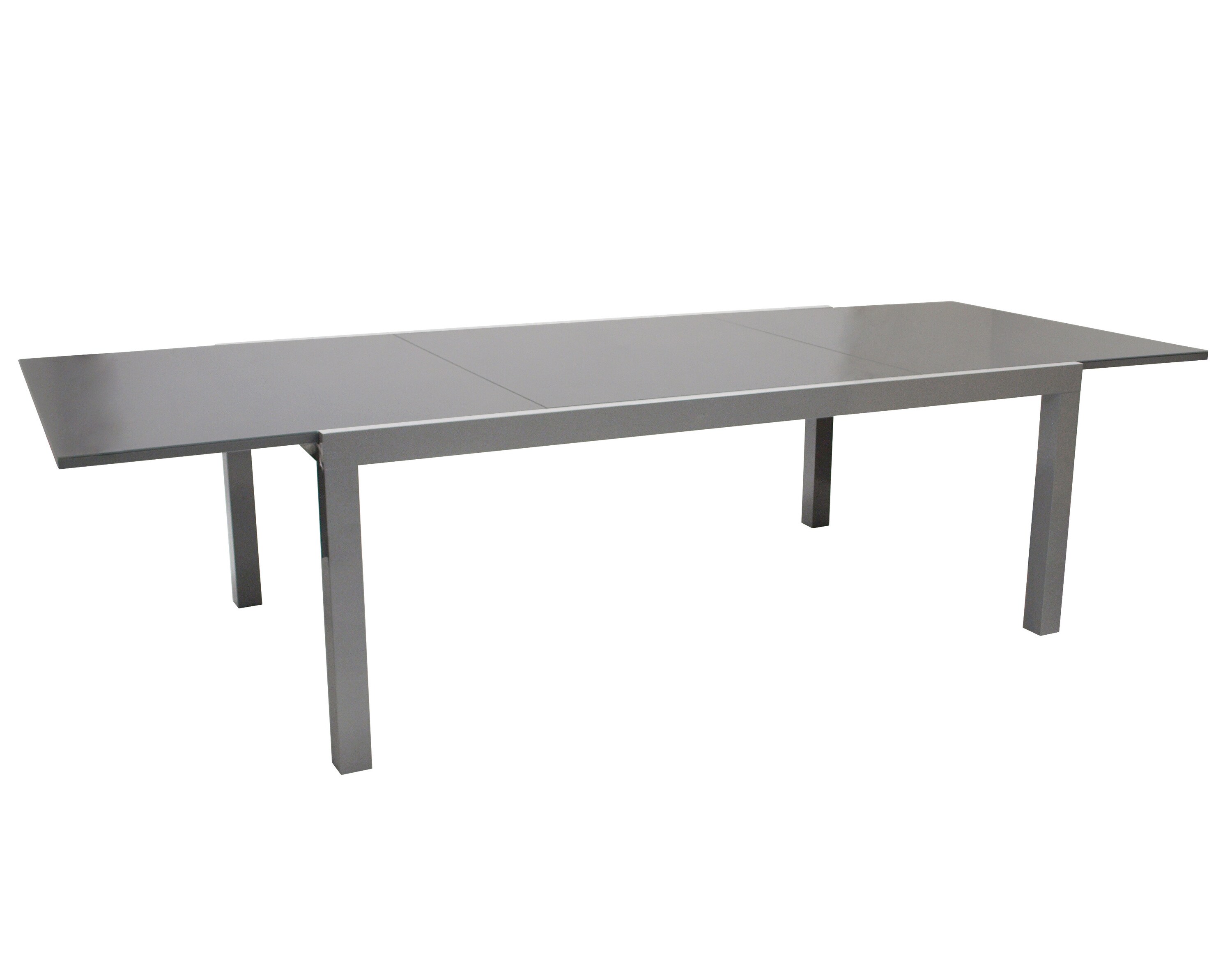 DEGAMO Ausziehtisch 180/240x100cm, Glasplatte