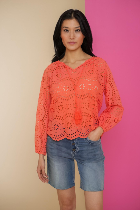 Geisha oranje dames t-shirt