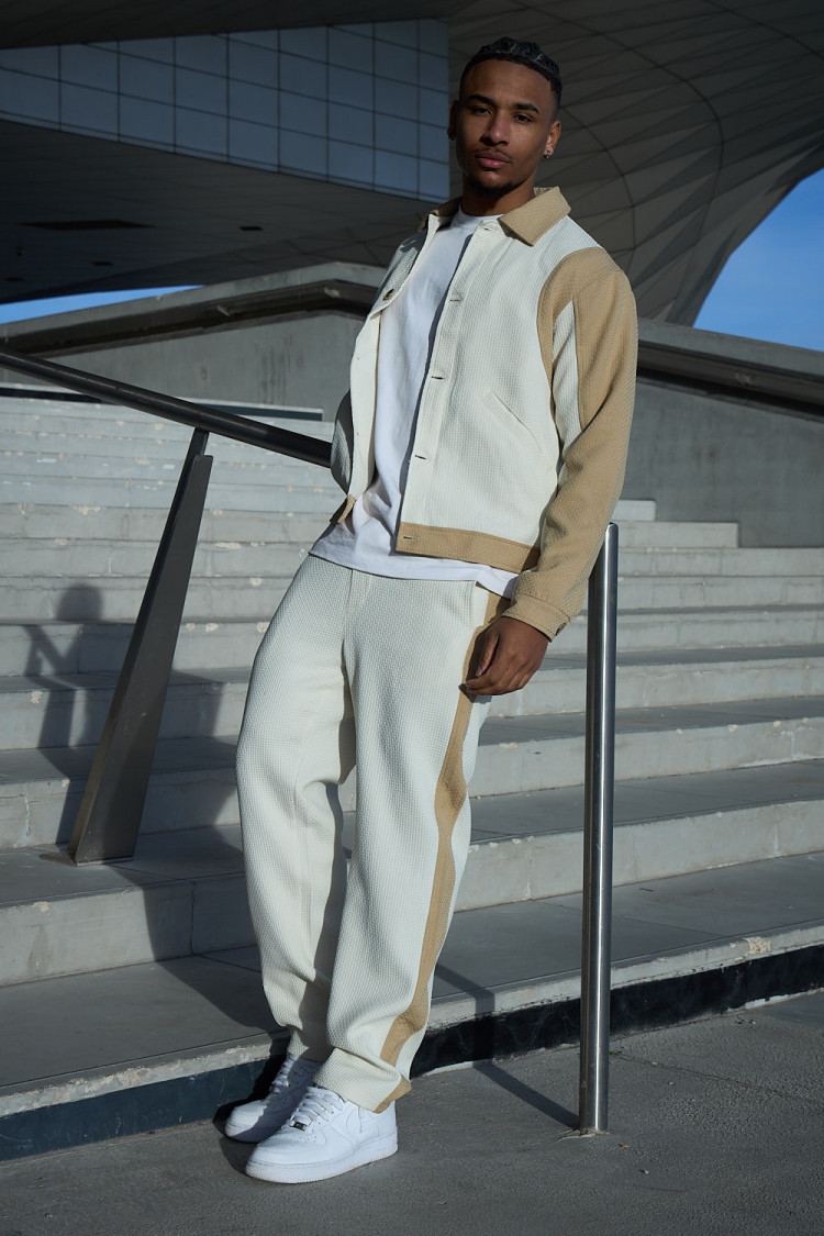 Ensemble 2 pièces veste + jogging beige