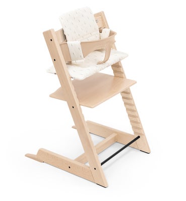 Stokke Tripp Trapp Matstol Bundle inkl. Sittepute, Natural/Wheat Cream