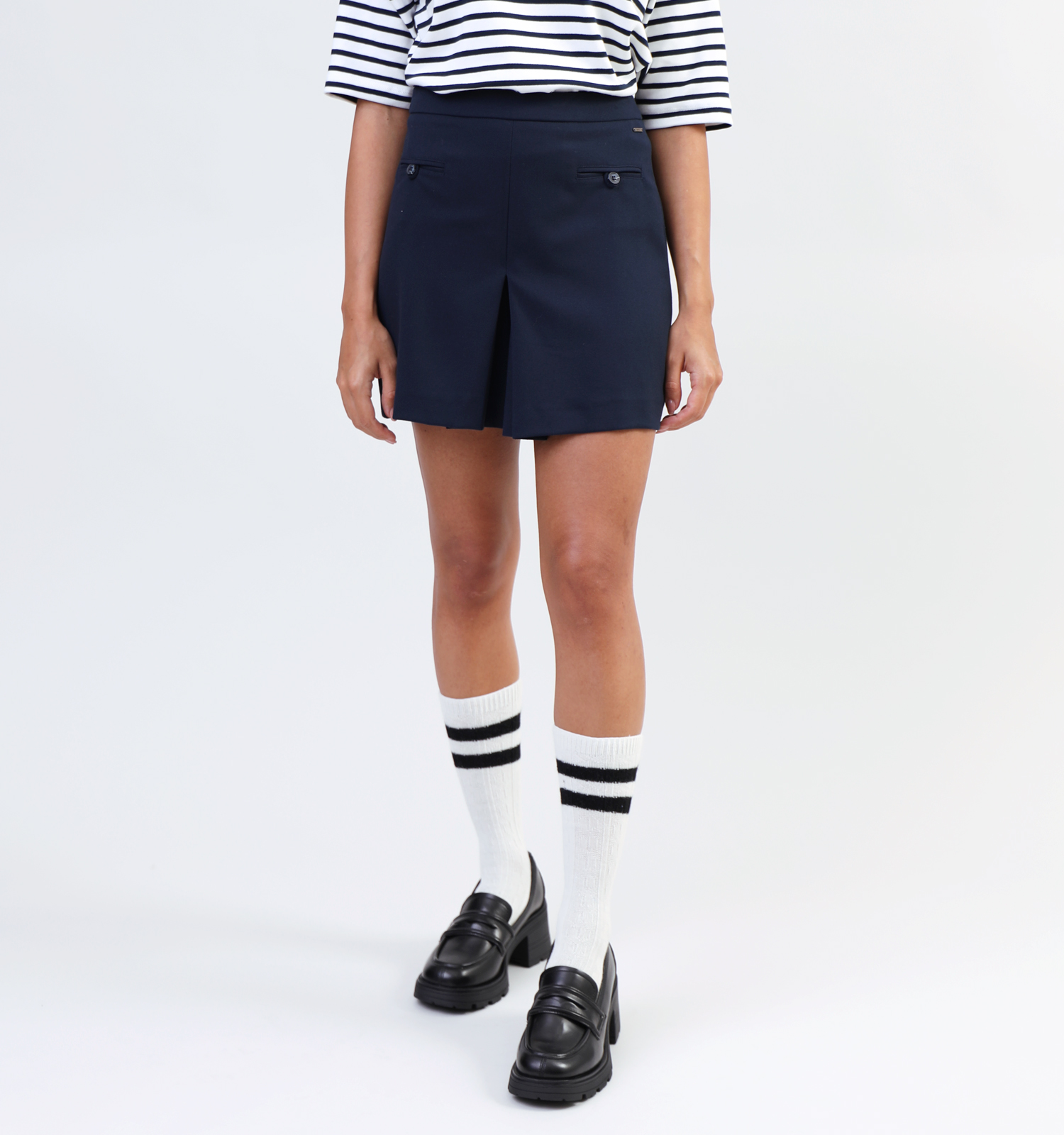 Short blauw