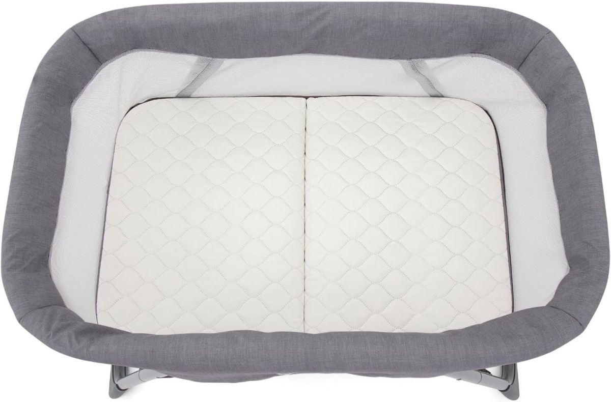 Side-by-Side Bedside Bassinet/Crib Keeping Baby Close to You, Folds Down Small
