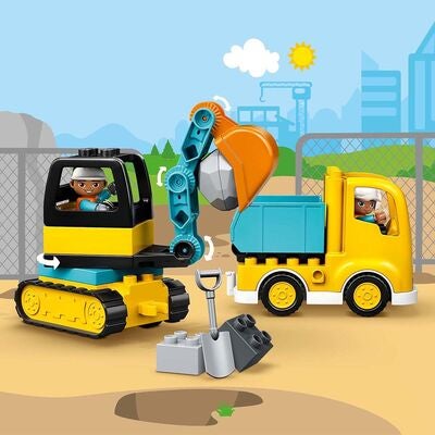 LEGO DUPLO Town 10931 Lastebil og Beltegravemaskin