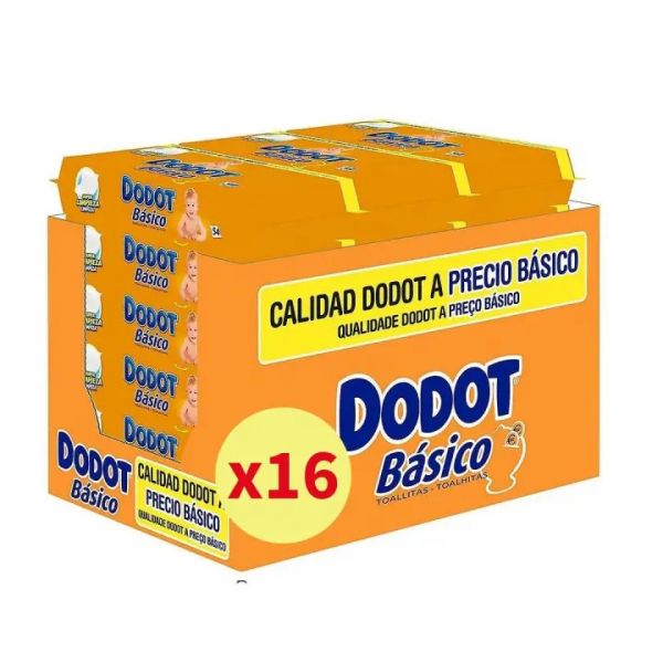 Dodot Toalhitas Básico Box XL 16x54 un