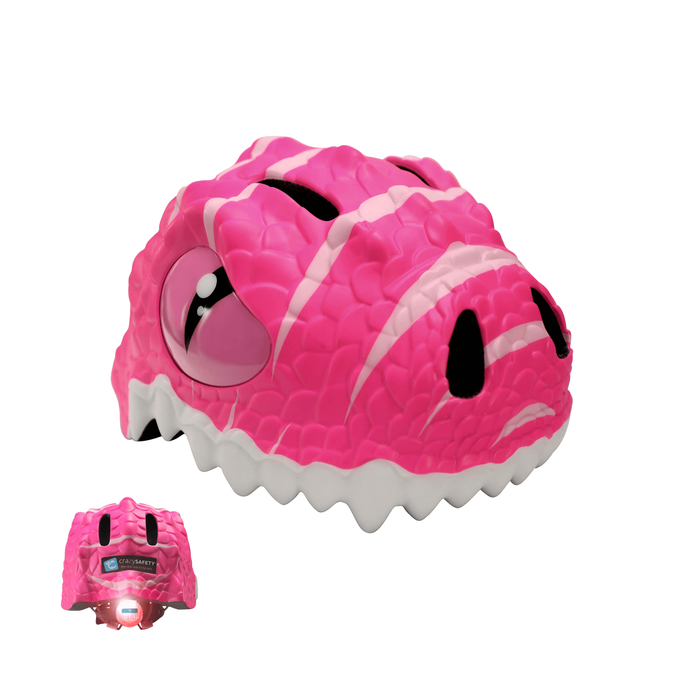 CrazySafety Dino Bicycle Helmet - Sykkelhjelmer