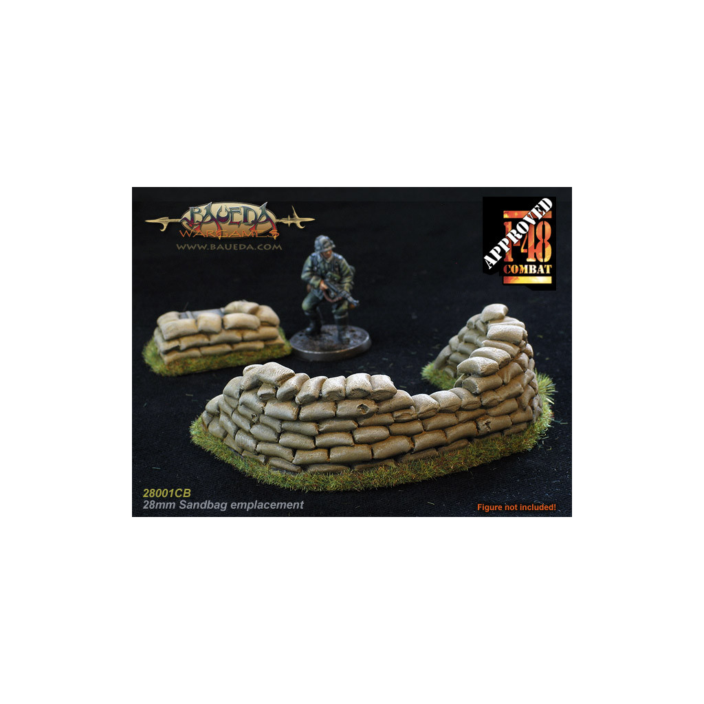 28mm Sandbag MG emplacement