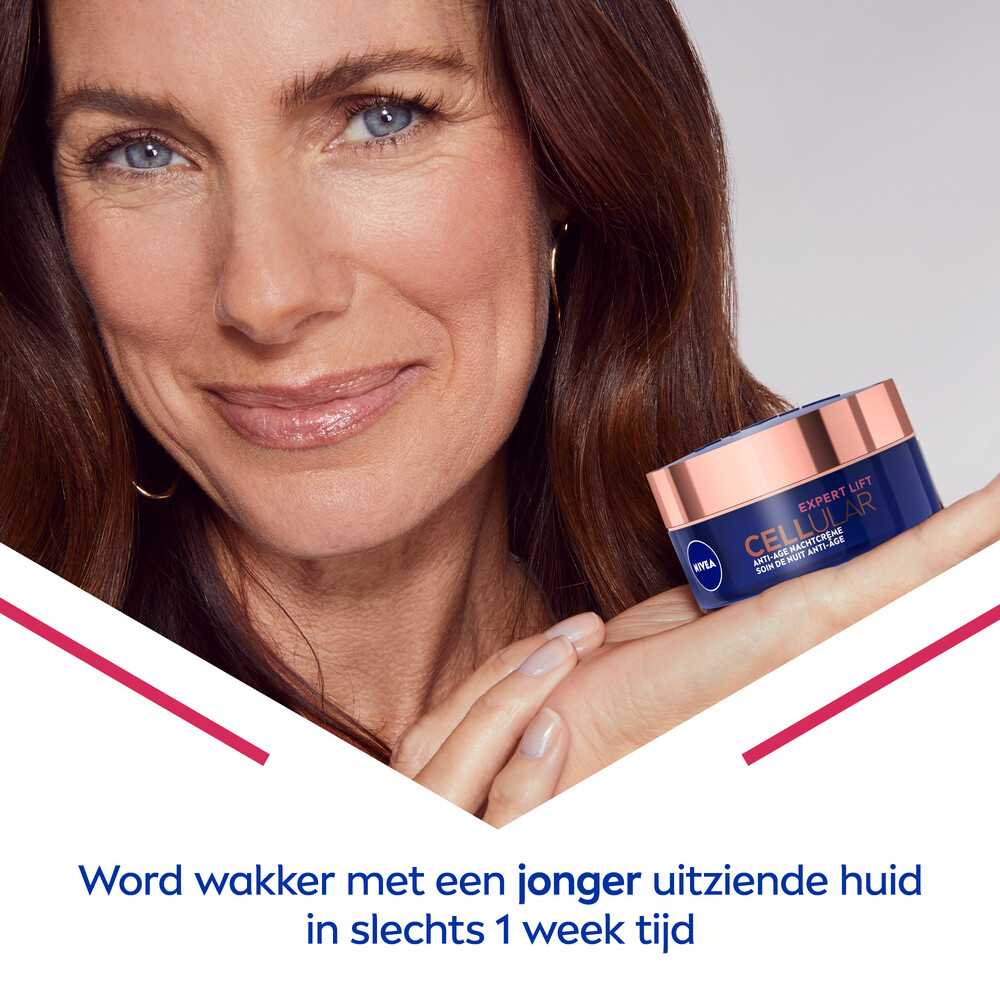 3x Nivea Cellular Filler Nachtcrème Elasticity 50 ml