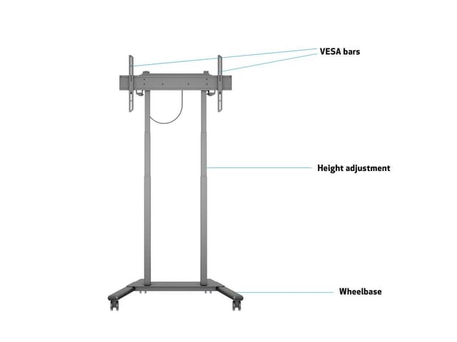 Multibrackets M Motorized Floorstand 37-90