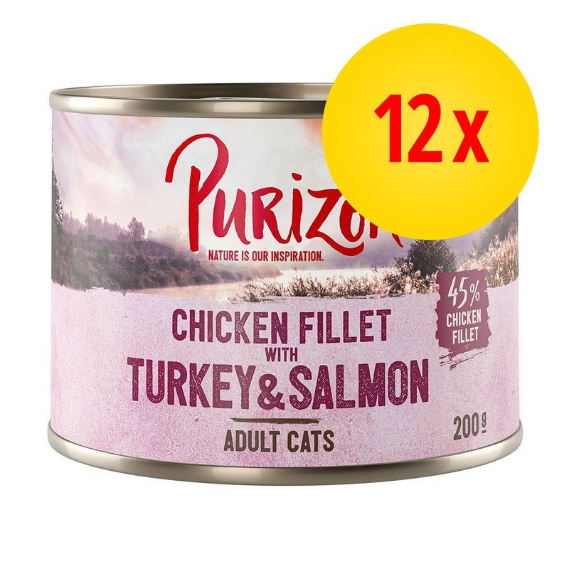 Lot Purizon Adult 12 x 200 g - sans céréales