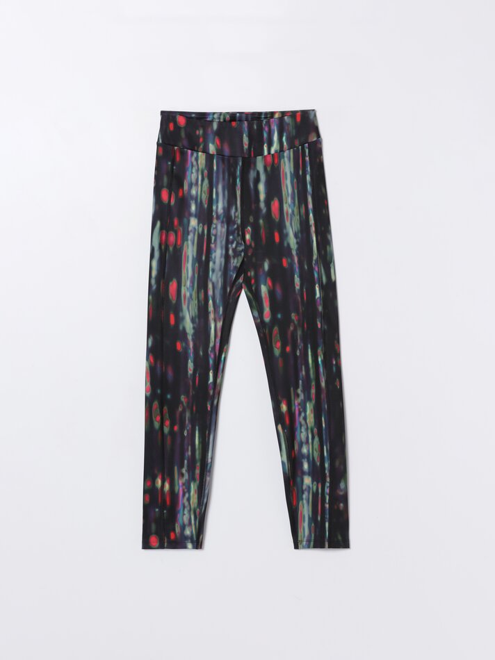 Conjunto com 3 Leggings Esportivas Combinando - Rosa