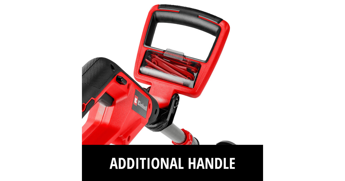 EINHELLGE-CT 18/25 Li-Solo Accu Grastrimmer  (Rood/zwart, Accu en oplader niet inbegrepen)