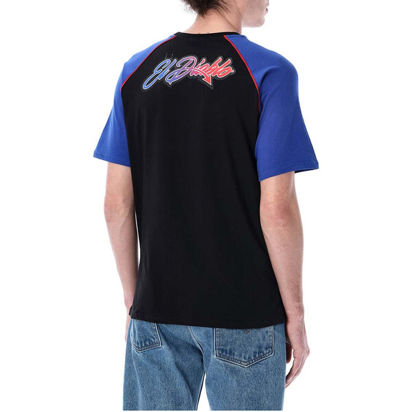 Fabio Quartararo - T-shirt 20 Noir / Bleu / Rouge