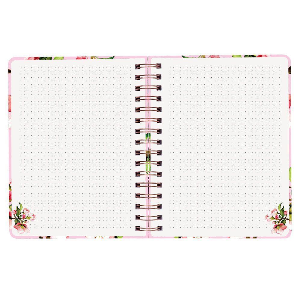 Ringbuch Hardcover Kirschblüte rosa