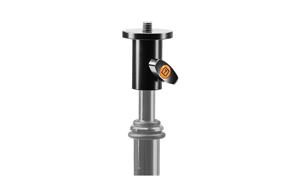 Adapter Rock Solid Baby BallheadVerwandeln Sie Ihr Lichtstativ in eine Kamerastütze