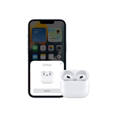 Apple AirPods 3e gen - Kit main libre - Ecouteurs sans fil avec micro - intra-auriculaire - blanc