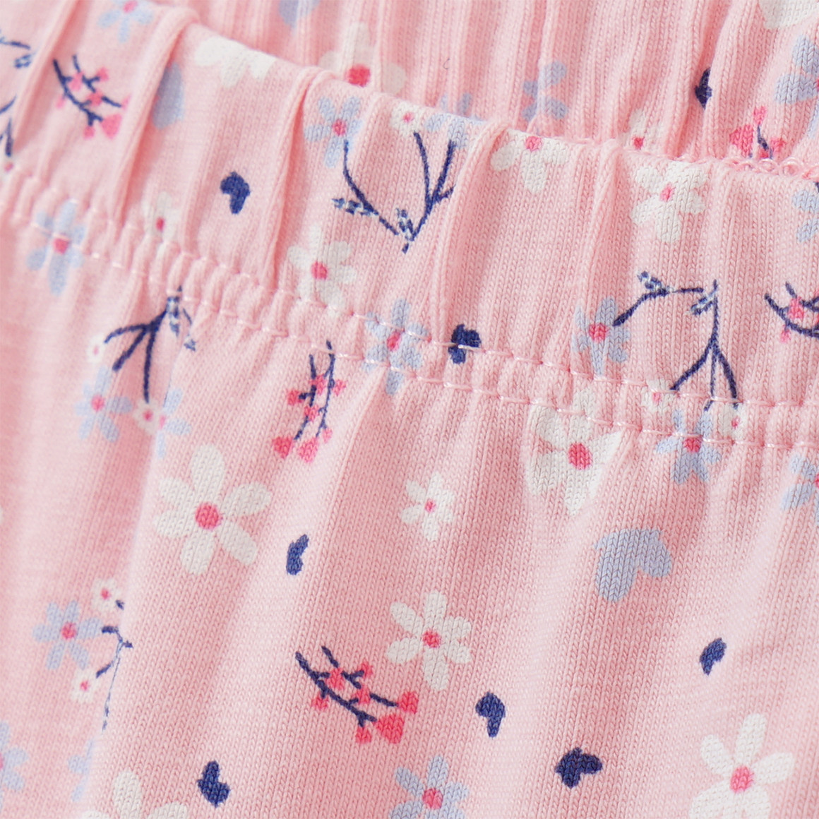 Topolino Mädchen Leggings mit Blumen Allover-Print rosa