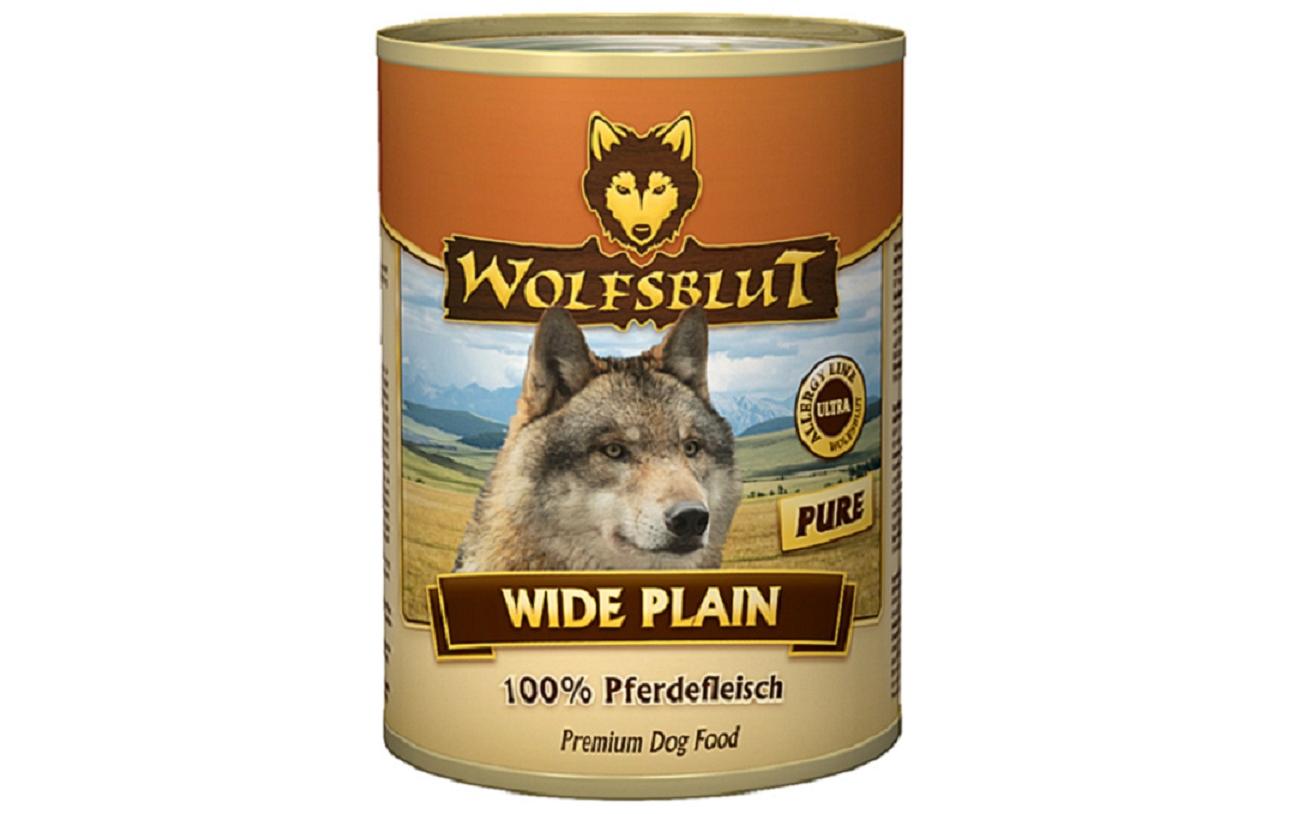 Nassfutter Dog Wide Plain Pure Adult, 395 gMit Pferdefleisch