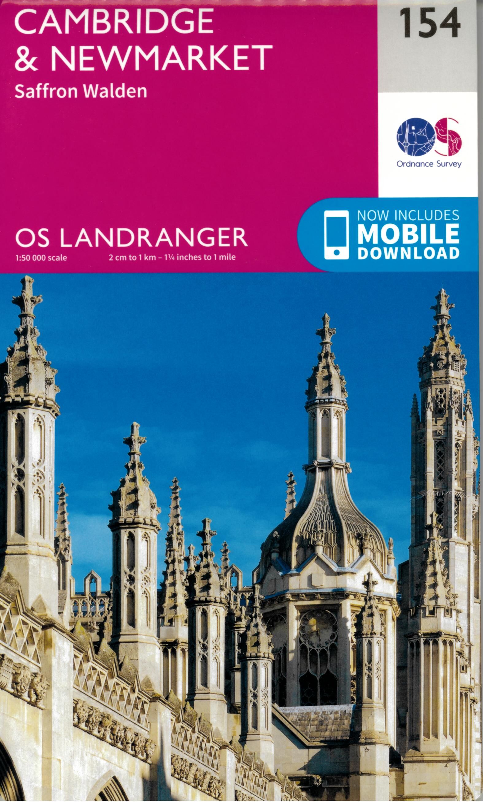 ORDNANCE SURVEY - 154 GB CAMBRIDGE 1 50 000