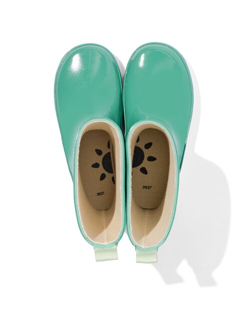 bottes de pluie enfant caoutchouc vert vert