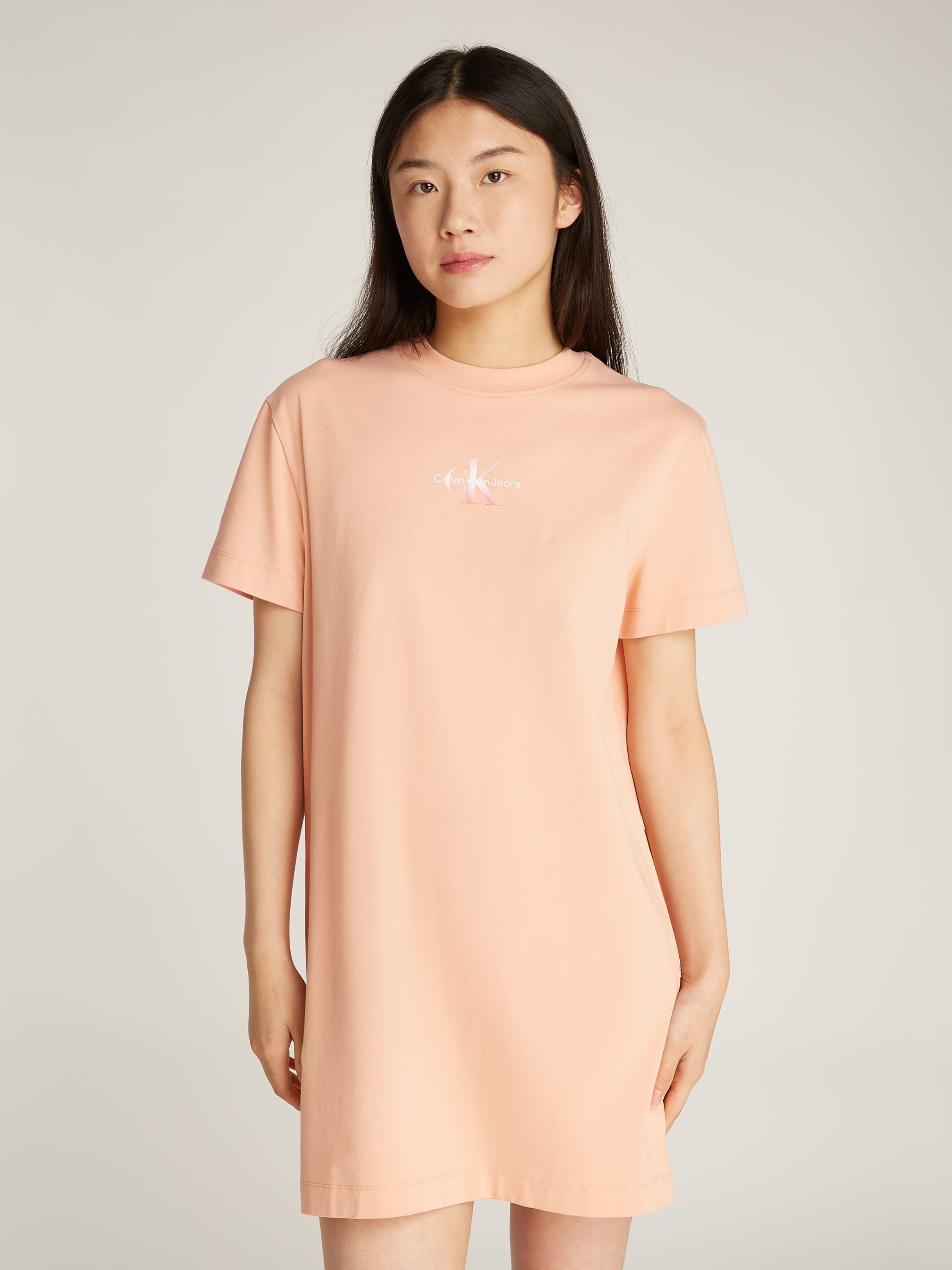 Calvin Klein Jeans Shirtkleid »GRADIENT MONOLOGO TEE DRESS« mit Logodruck