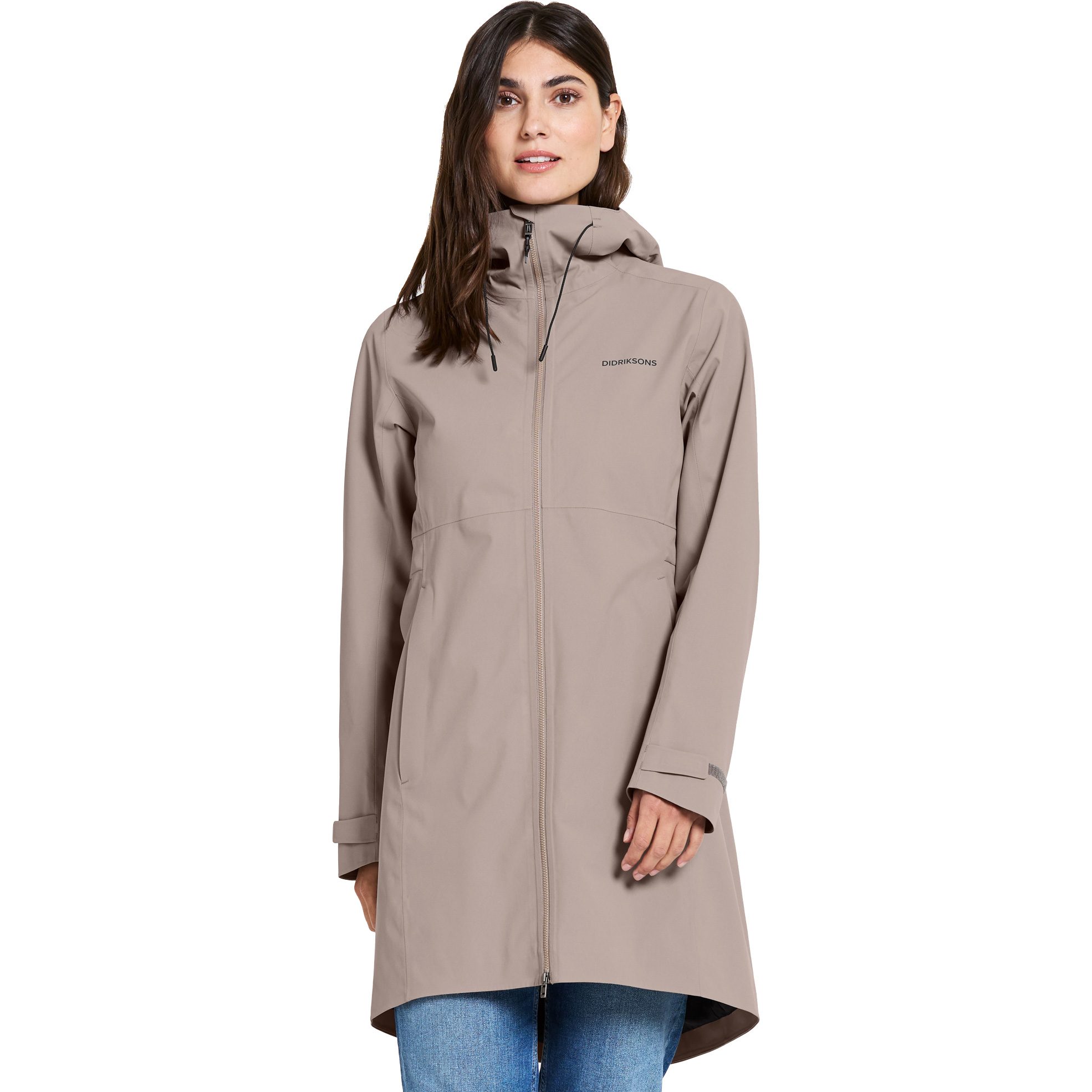 Didriksons Bea Parka Damen ash brown