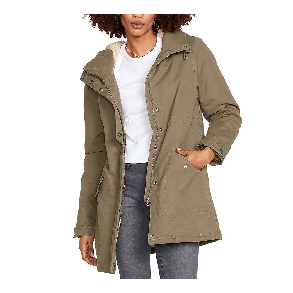 Volcom LESS IS MORE 5K - Parka Femme wintermoss