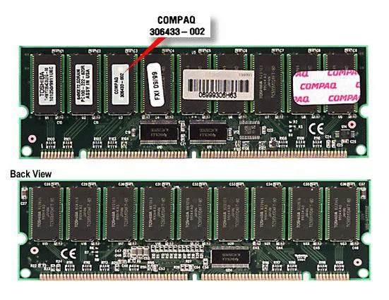 HPE - SDRAM - modul - 512 MB - DIMM 168-PIN - 100 MHz / PC100 - registreret - ECC
