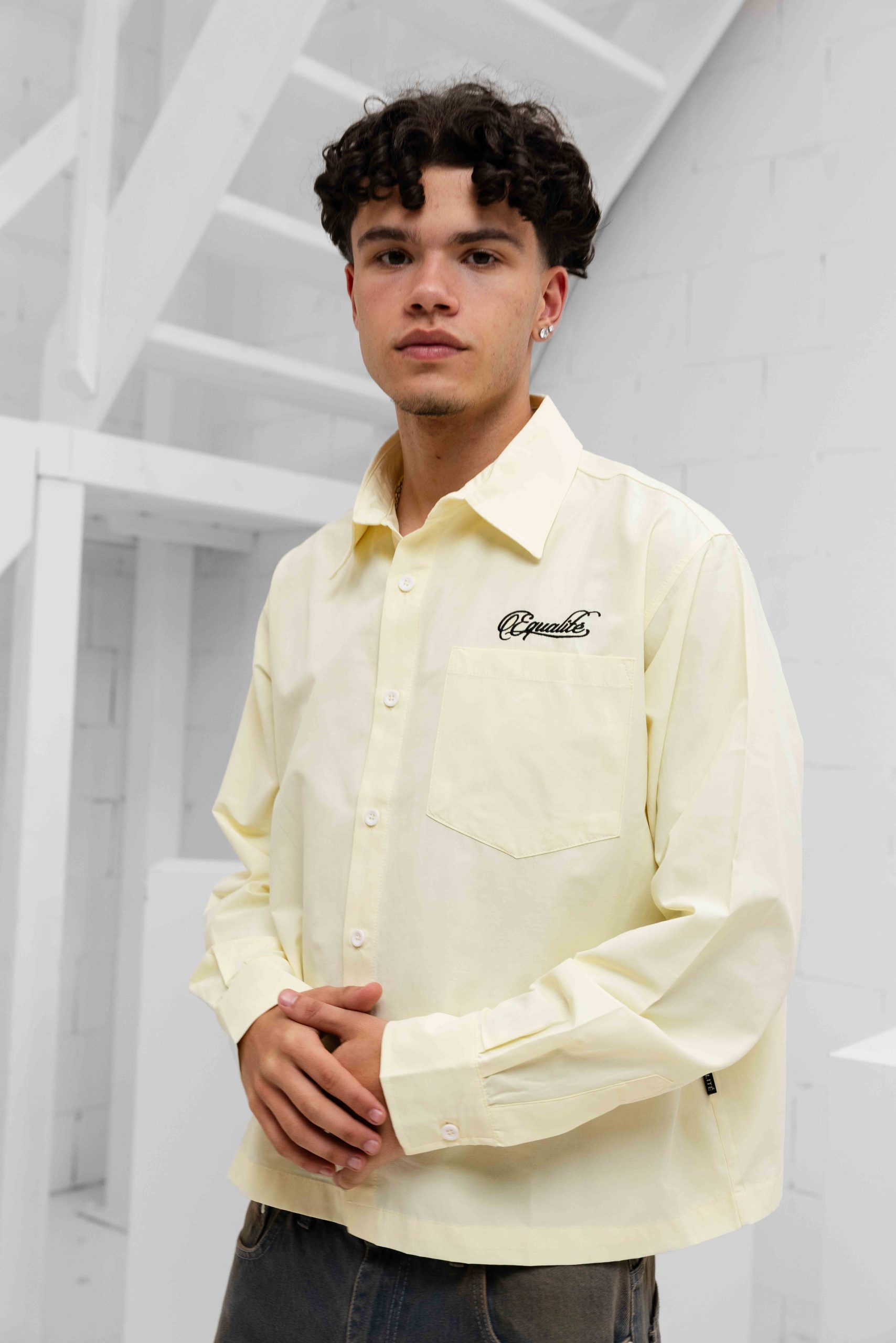 Equalité Milo Longsleeve Shirt Heren Geel