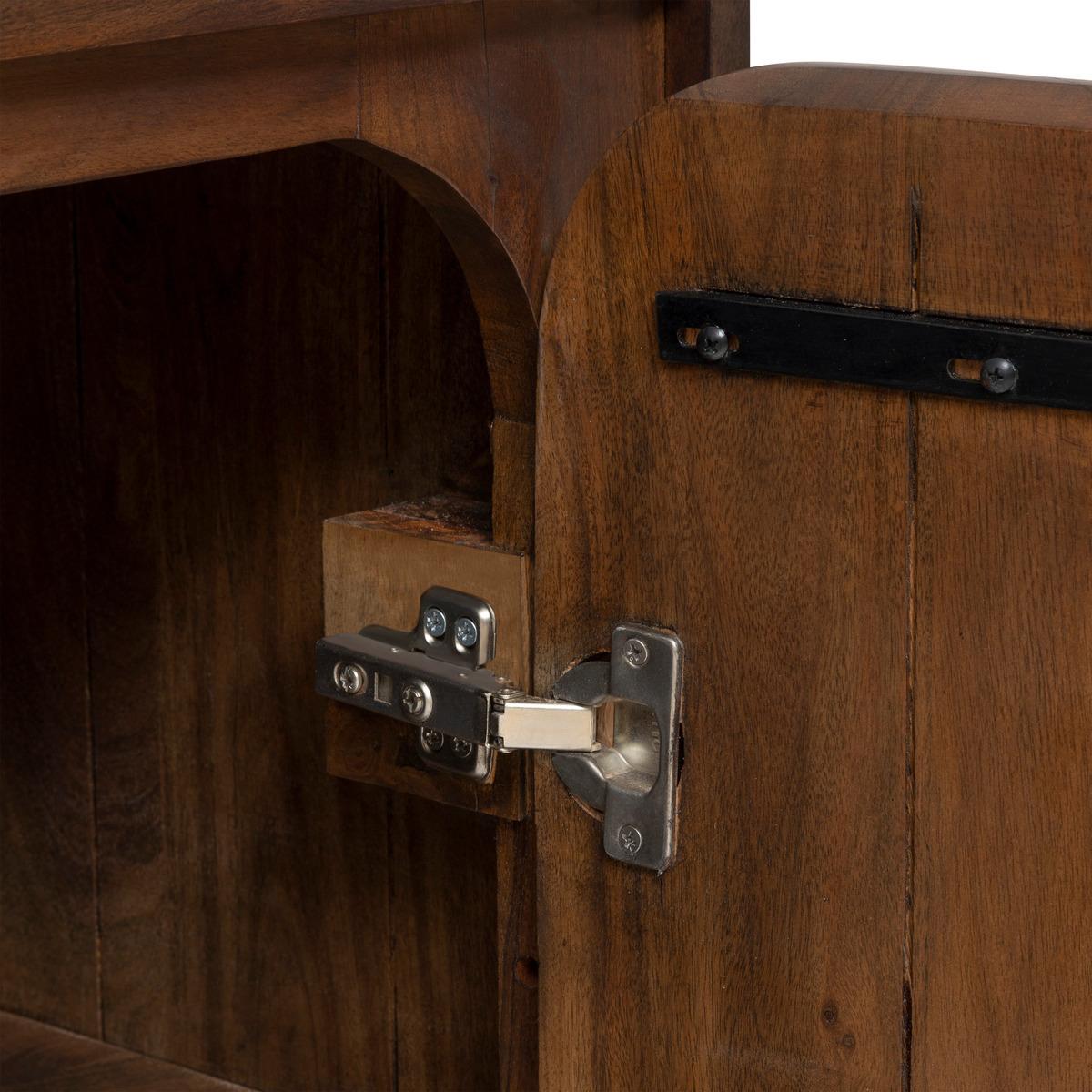 BUFFET 2 PORTES ISANA ACACIA D.85X80CM