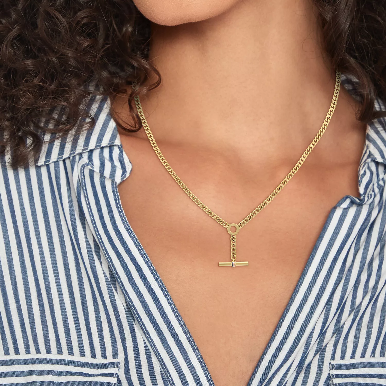 Tommy Hilfiger Sliding Chains Halskæde Rustfrit Stål 2780772