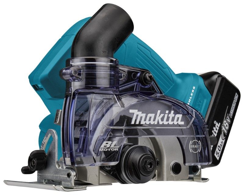 Makita DCC500RTJ 18 V Diamantsnijder droog 125 mm ( 2x 5.0 Ah) accu , 1 lader, in mbox