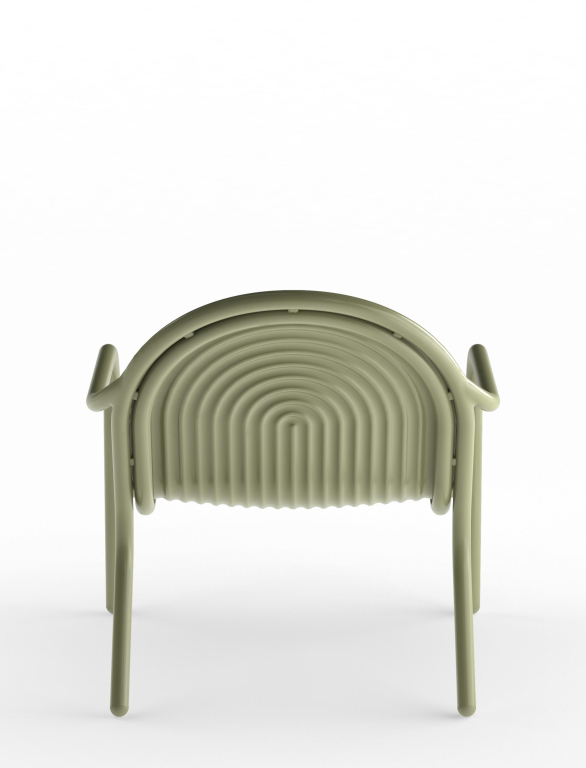 Tom Dixon Groove fauteuil Putty