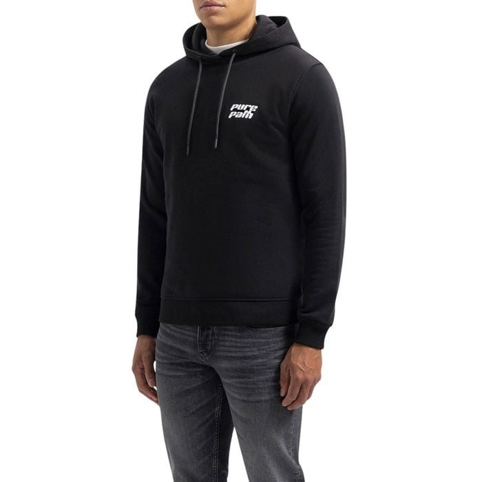 Pure Path Dimensional Script Hoodie Heren