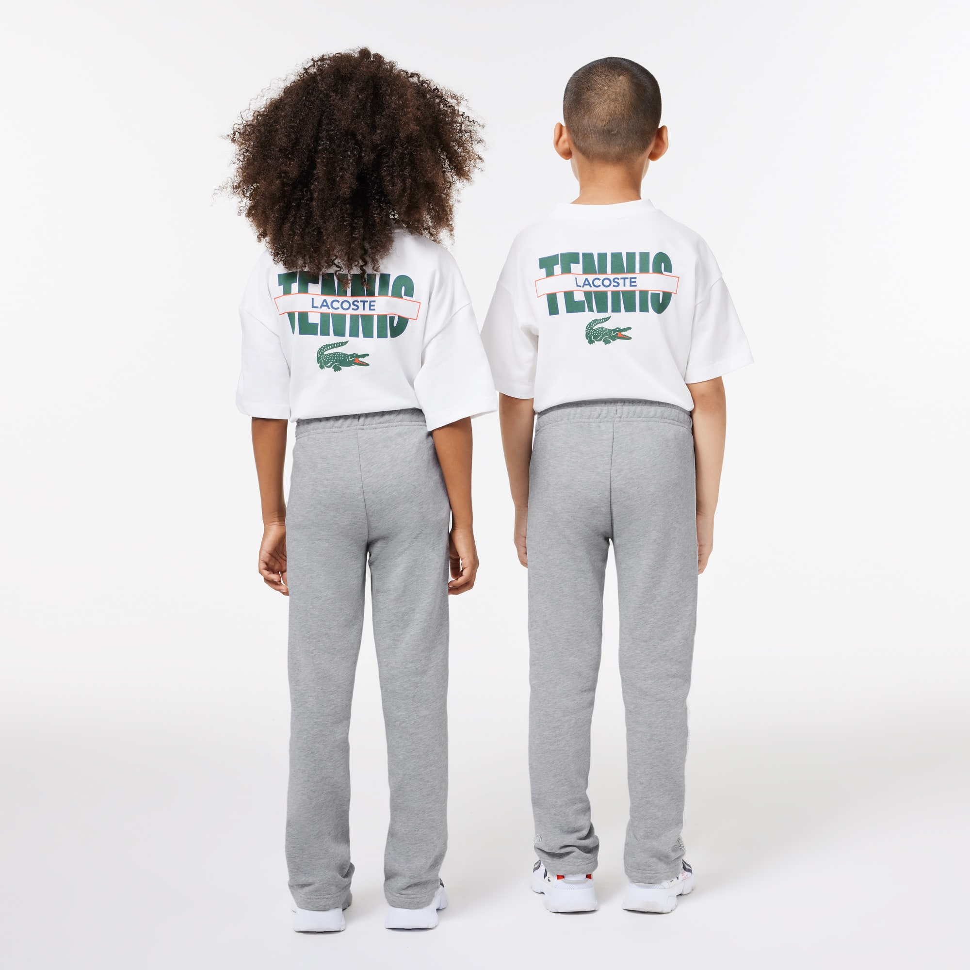 Pantalon de survêtement en molleton coton Pantalons & Shorts - Gris - Lacoste - Enfant