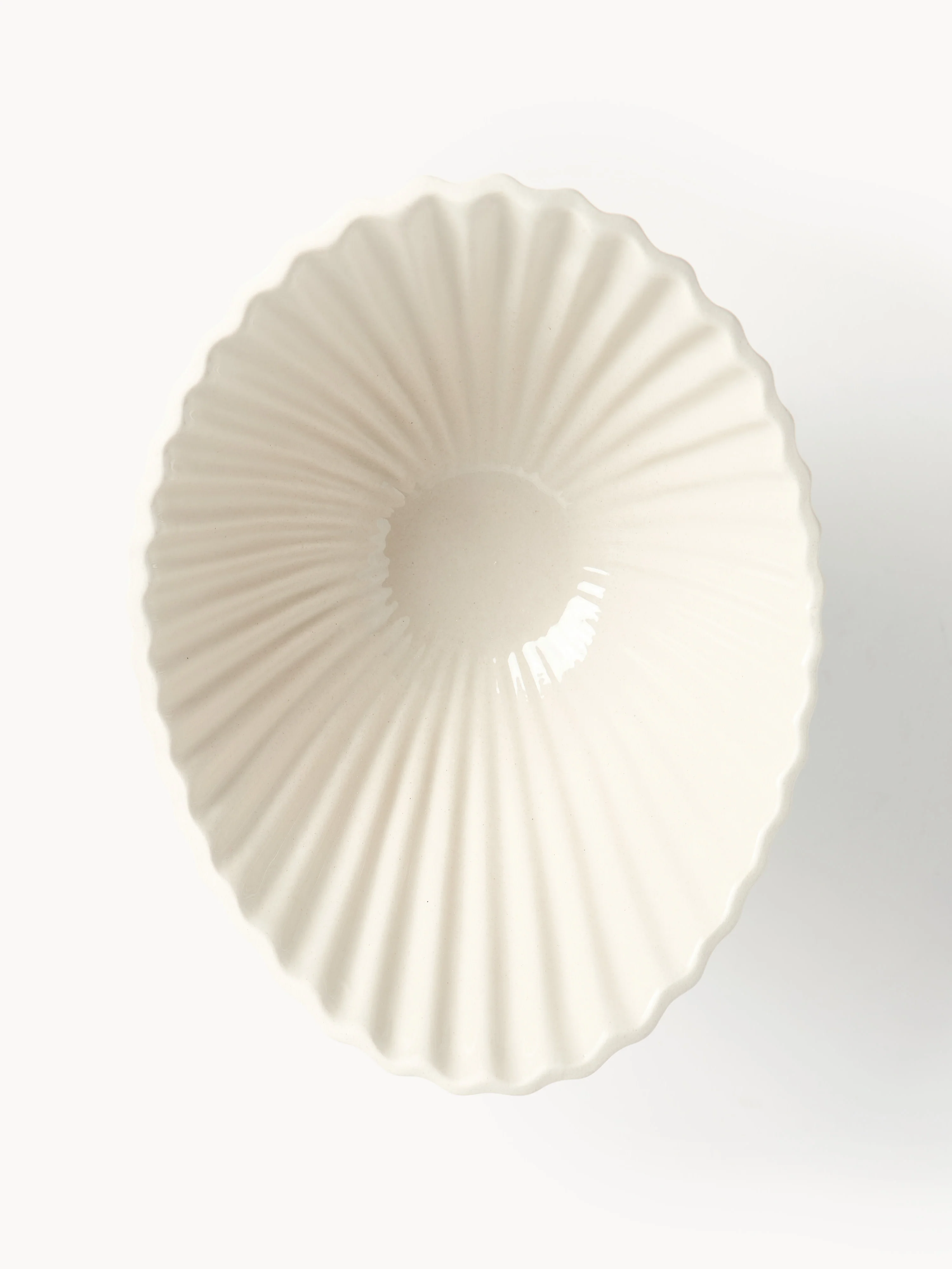 Decoratieve schaal Fountain van keramiek, B 19 cm