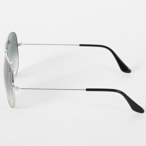 Lunettes De Soleil Aviator Large Metal RB3025 Bleu Clair Dégradé Chrome