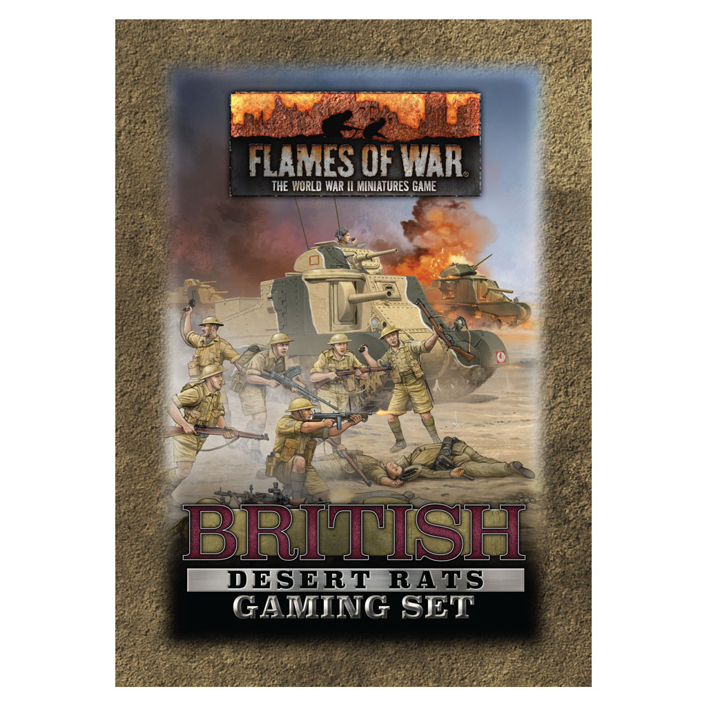 Flames of War - British Desert Rats Gaming Set