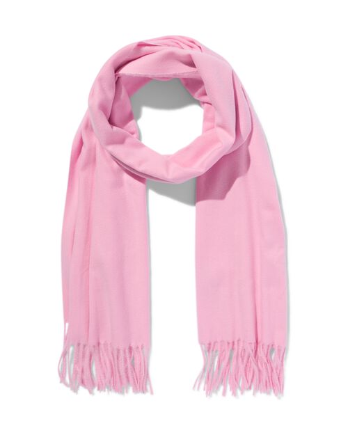 écharpe femme 200 x 58 cm rose