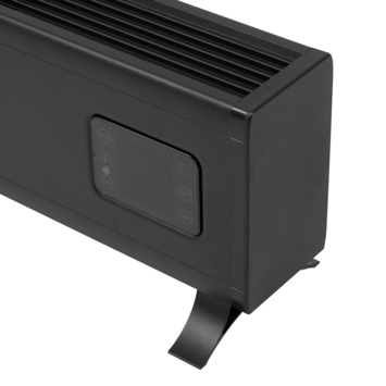 Eurom Alutherm Baseboard 1500 zwart met WiFi