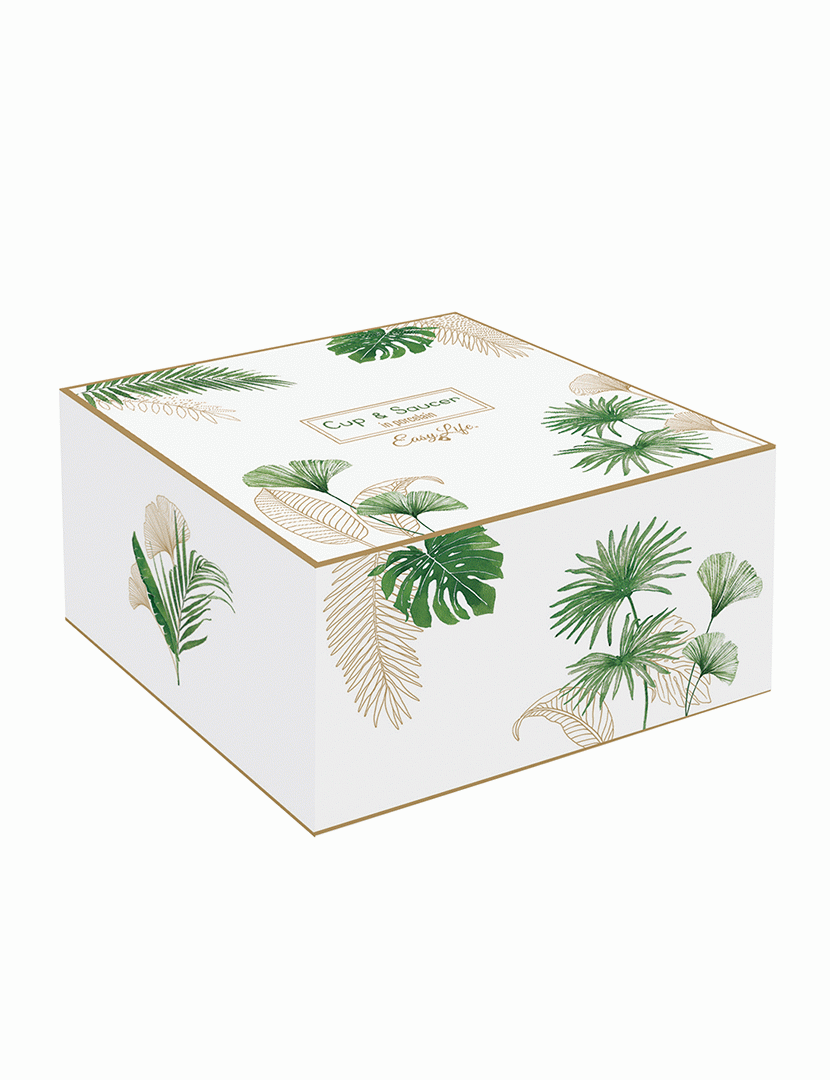 Exotique 200ml Cup Set + Saucer Porcelain